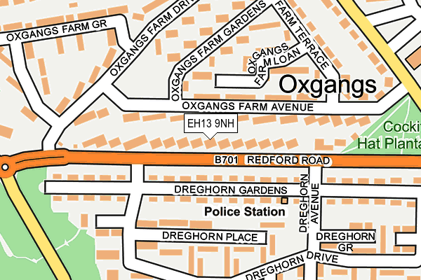 EH13 9NH map - OS OpenMap – Local (Ordnance Survey) EH13 9NH map - OS OpenMap – Local (Ordnance Survey)