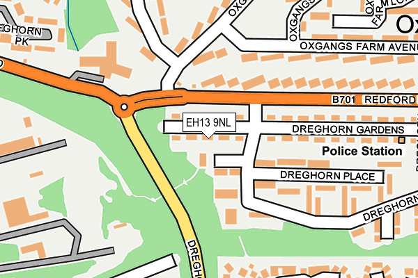EH13 9NL map - OS OpenMap – Local (Ordnance Survey) EH13 9NL map - OS OpenMap – Local (Ordnance Survey)