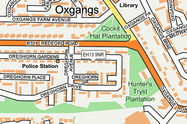 EH13 9NR map - OS OpenMap – Local (Ordnance Survey) EH13 9NR map - OS OpenMap – Local (Ordnance Survey)