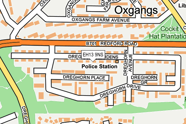 EH13 9NS map - OS OpenMap – Local (Ordnance Survey) EH13 9NS map - OS OpenMap – Local (Ordnance Survey)