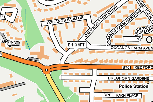 EH13 9PT map - OS OpenMap – Local (Ordnance Survey) EH13 9PT map - OS OpenMap – Local (Ordnance Survey)
