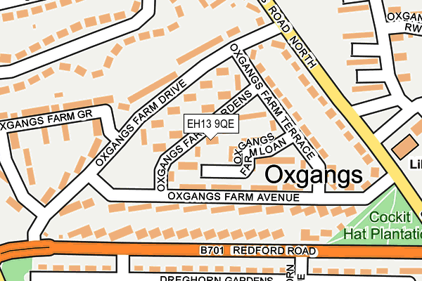 EH13 9QE map - OS OpenMap – Local (Ordnance Survey) EH13 9QE map - OS OpenMap – Local (Ordnance Survey)