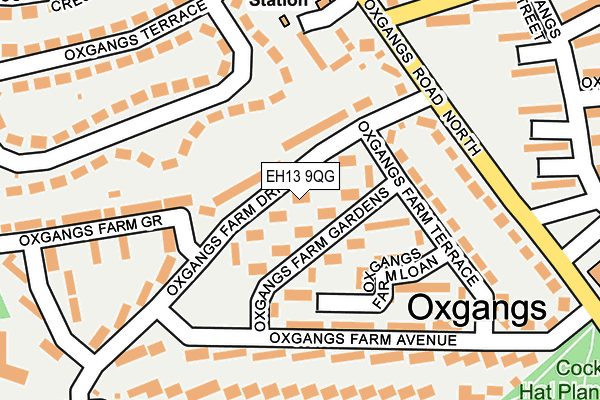 EH13 9QG map - OS OpenMap – Local (Ordnance Survey) EH13 9QG map - OS OpenMap – Local (Ordnance Survey)