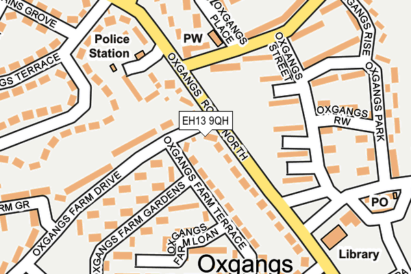 EH13 9QH map - OS OpenMap – Local (Ordnance Survey) EH13 9QH map - OS OpenMap – Local (Ordnance Survey)