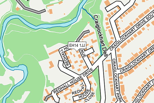 EH14 1JJ map - OS OpenMap – Local (Ordnance Survey) EH14 1JJ map - OS OpenMap – Local (Ordnance Survey)