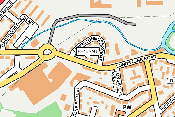 EH14 2AU map - OS OpenMap – Local (Ordnance Survey) EH14 2AU map - OS OpenMap – Local (Ordnance Survey)