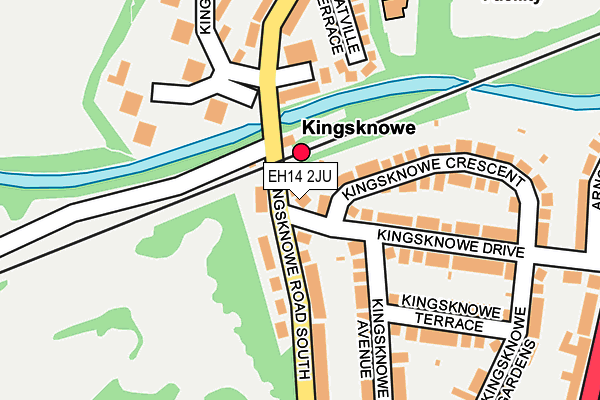 EH14 2JU map - OS OpenMap – Local (Ordnance Survey) EH14 2JU map - OS OpenMap – Local (Ordnance Survey)
