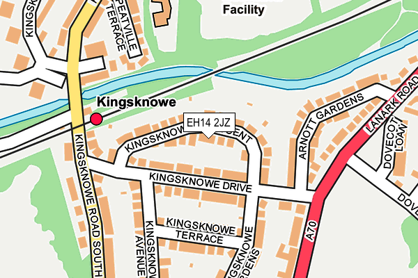 EH14 2JZ map - OS OpenMap – Local (Ordnance Survey) EH14 2JZ map - OS OpenMap – Local (Ordnance Survey)