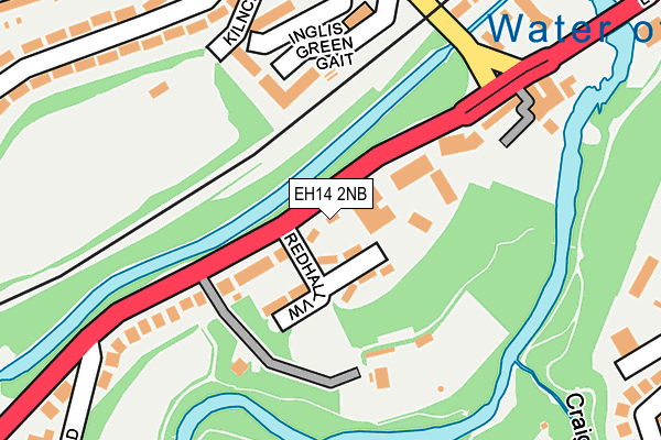 EH14 2NB map - OS OpenMap – Local (Ordnance Survey) EH14 2NB map - OS OpenMap – Local (Ordnance Survey)