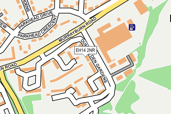 EH14 2NR map - OS OpenMap – Local (Ordnance Survey) EH14 2NR map - OS OpenMap – Local (Ordnance Survey)
