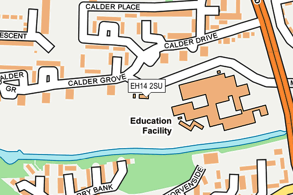 EH14 2SU map - OS OpenMap – Local (Ordnance Survey) EH14 2SU map - OS OpenMap – Local (Ordnance Survey)