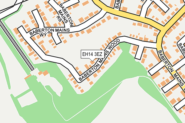 EH14 3EZ map - OS OpenMap – Local (Ordnance Survey) EH14 3EZ map - OS OpenMap – Local (Ordnance Survey)