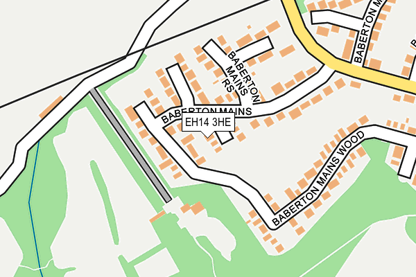 EH14 3HE map - OS OpenMap – Local (Ordnance Survey) EH14 3HE map - OS OpenMap – Local (Ordnance Survey)