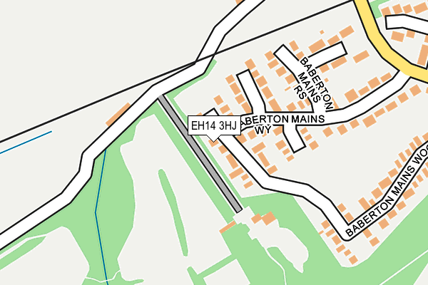EH14 3HJ map - OS OpenMap – Local (Ordnance Survey) EH14 3HJ map - OS OpenMap – Local (Ordnance Survey)
