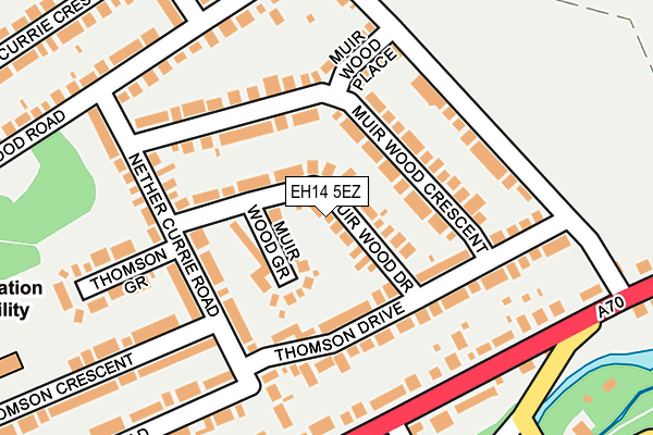 EH14 5EZ map - OS OpenMap – Local (Ordnance Survey) EH14 5EZ map - OS OpenMap – Local (Ordnance Survey)