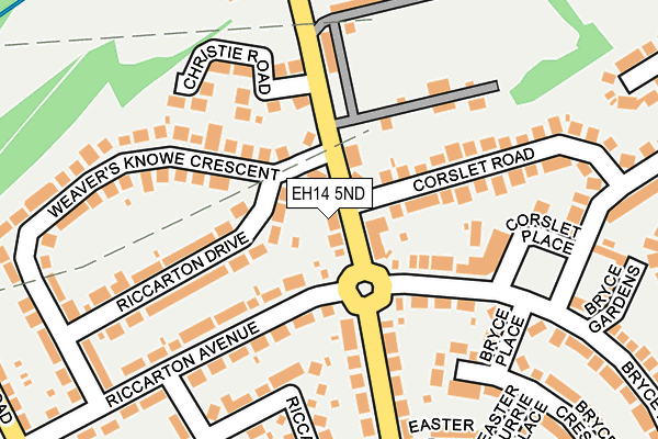 EH14 5ND map - OS OpenMap – Local (Ordnance Survey) EH14 5ND map - OS OpenMap – Local (Ordnance Survey)