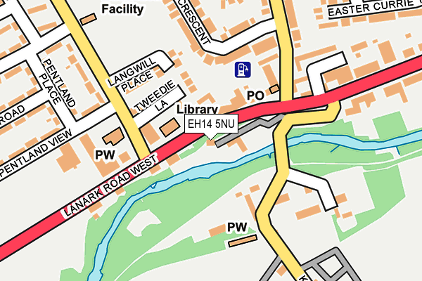 EH14 5NU map - OS OpenMap – Local (Ordnance Survey) EH14 5NU map - OS OpenMap – Local (Ordnance Survey)
