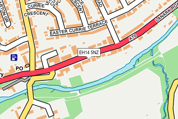 EH14 5NZ map - OS OpenMap – Local (Ordnance Survey) EH14 5NZ map - OS OpenMap – Local (Ordnance Survey)