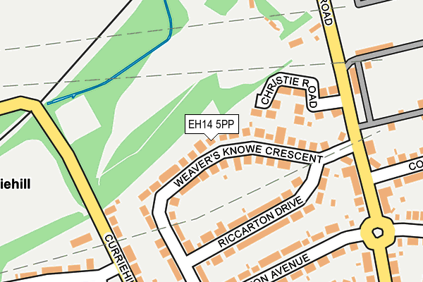 EH14 5PP map - OS OpenMap – Local (Ordnance Survey) EH14 5PP map - OS OpenMap – Local (Ordnance Survey)