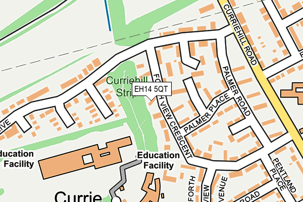 EH14 5QT map - OS OpenMap – Local (Ordnance Survey) EH14 5QT map - OS OpenMap – Local (Ordnance Survey)