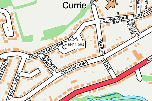 EH14 5RJ map - OS OpenMap – Local (Ordnance Survey) EH14 5RJ map - OS OpenMap – Local (Ordnance Survey)