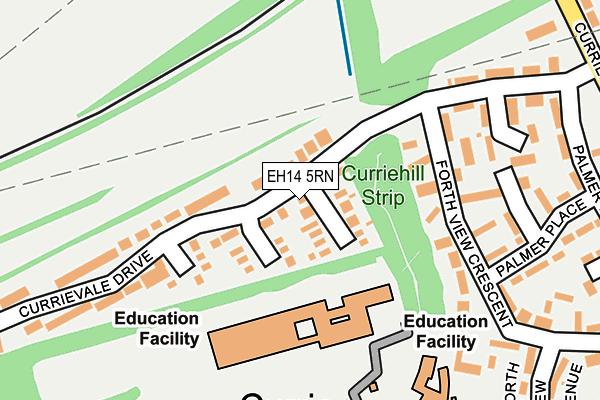 EH14 5RN map - OS OpenMap – Local (Ordnance Survey) EH14 5RN map - OS OpenMap – Local (Ordnance Survey)