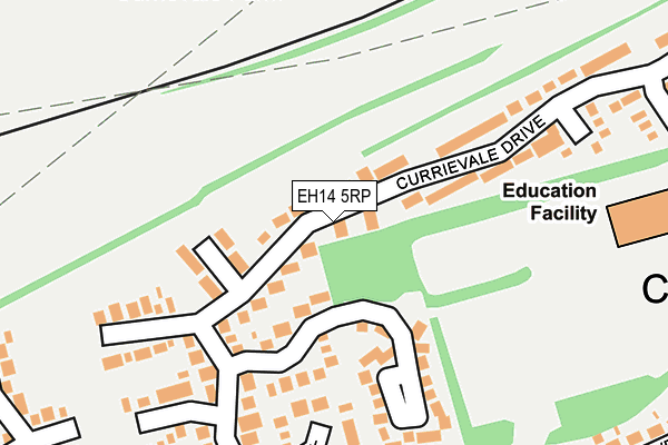 EH14 5RP map - OS OpenMap – Local (Ordnance Survey) EH14 5RP map - OS OpenMap – Local (Ordnance Survey)