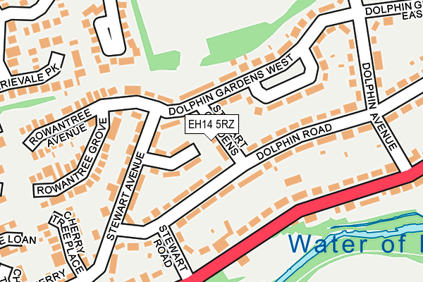 EH14 5RZ map - OS OpenMap – Local (Ordnance Survey) EH14 5RZ map - OS OpenMap – Local (Ordnance Survey)