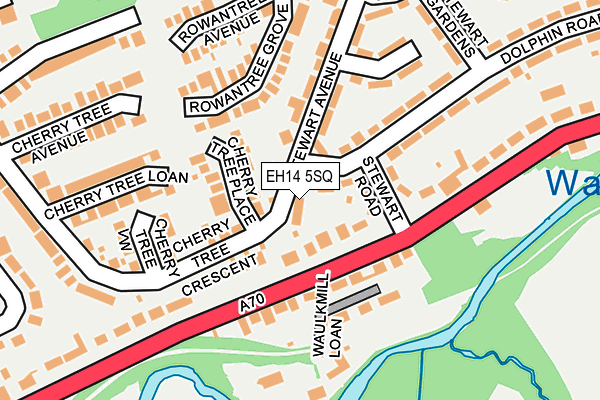 EH14 5SQ map - OS OpenMap – Local (Ordnance Survey) EH14 5SQ map - OS OpenMap – Local (Ordnance Survey)