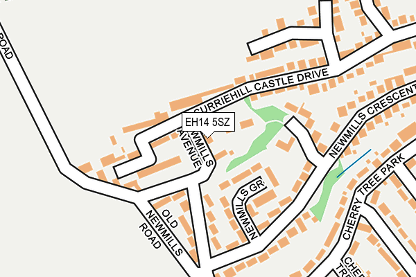 EH14 5SZ map - OS OpenMap – Local (Ordnance Survey) EH14 5SZ map - OS OpenMap – Local (Ordnance Survey)