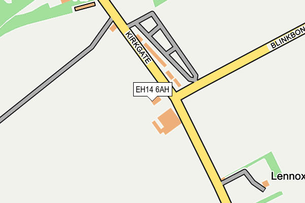 EH14 6AH map - OS OpenMap – Local (Ordnance Survey) EH14 6AH map - OS OpenMap – Local (Ordnance Survey)