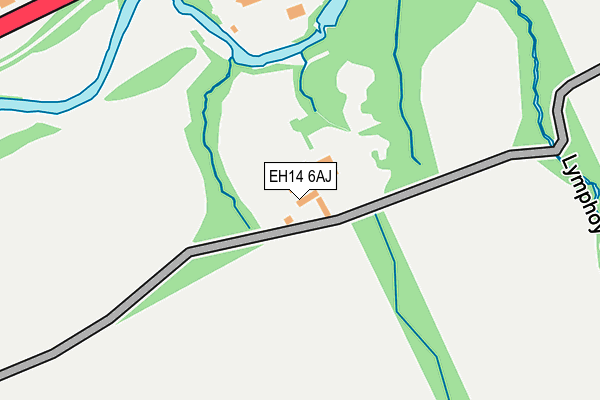 EH14 6AJ map - OS OpenMap – Local (Ordnance Survey) EH14 6AJ map - OS OpenMap – Local (Ordnance Survey)