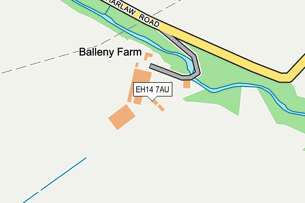 EH14 7AU map - OS OpenMap – Local (Ordnance Survey) EH14 7AU map - OS OpenMap – Local (Ordnance Survey)