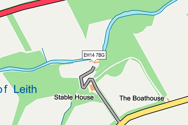 EH14 7BG map - OS OpenMap – Local (Ordnance Survey) EH14 7BG map - OS OpenMap – Local (Ordnance Survey)