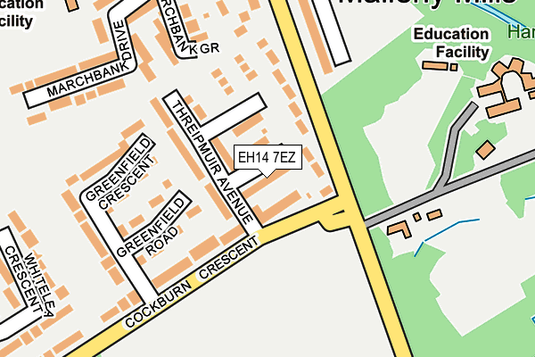 EH14 7EZ map - OS OpenMap – Local (Ordnance Survey) EH14 7EZ map - OS OpenMap – Local (Ordnance Survey)