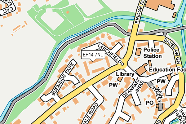 EH14 7NL map - OS OpenMap – Local (Ordnance Survey) EH14 7NL map - OS OpenMap – Local (Ordnance Survey)