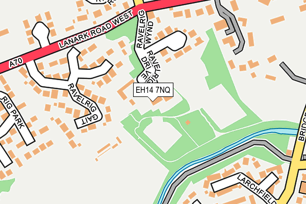 EH14 7NQ map - OS OpenMap – Local (Ordnance Survey) EH14 7NQ map - OS OpenMap – Local (Ordnance Survey)