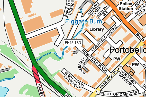 EH15 1BD map - OS OpenMap – Local (Ordnance Survey) EH15 1BD map - OS OpenMap – Local (Ordnance Survey)