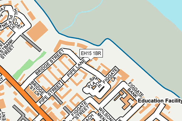 EH15 1BR map - OS OpenMap – Local (Ordnance Survey) EH15 1BR map - OS OpenMap – Local (Ordnance Survey)