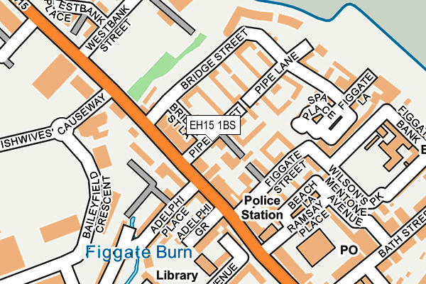 EH15 1BS map - OS OpenMap – Local (Ordnance Survey) EH15 1BS map - OS OpenMap – Local (Ordnance Survey)