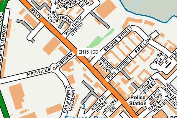 EH15 1DD map - OS OpenMap – Local (Ordnance Survey) EH15 1DD map - OS OpenMap – Local (Ordnance Survey)