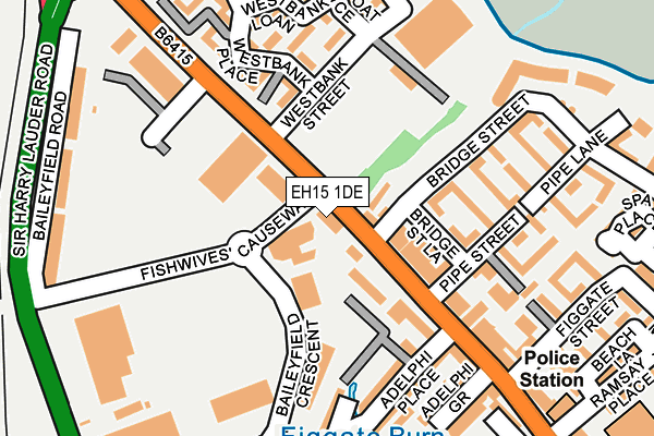 EH15 1DE map - OS OpenMap – Local (Ordnance Survey) EH15 1DE map - OS OpenMap – Local (Ordnance Survey)