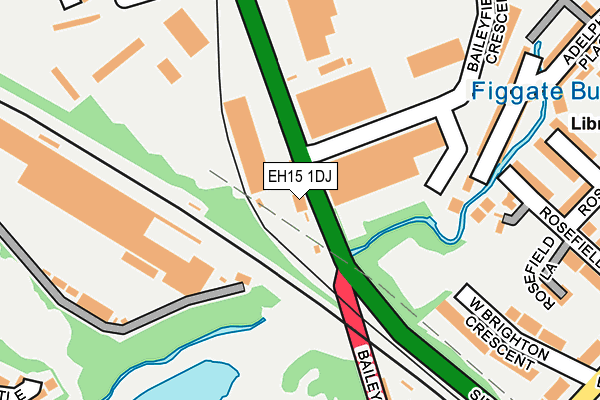 EH15 1DJ map - OS OpenMap – Local (Ordnance Survey) EH15 1DJ map - OS OpenMap – Local (Ordnance Survey)
