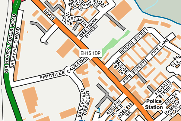 EH15 1DP map - OS OpenMap – Local (Ordnance Survey) EH15 1DP map - OS OpenMap – Local (Ordnance Survey)