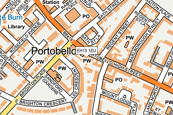 EH15 1EU map - OS OpenMap – Local (Ordnance Survey) EH15 1EU map - OS OpenMap – Local (Ordnance Survey)