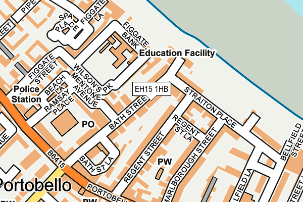 EH15 1HB map - OS OpenMap – Local (Ordnance Survey) EH15 1HB map - OS OpenMap – Local (Ordnance Survey)