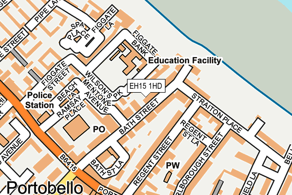 EH15 1HD map - OS OpenMap – Local (Ordnance Survey) EH15 1HD map - OS OpenMap – Local (Ordnance Survey)