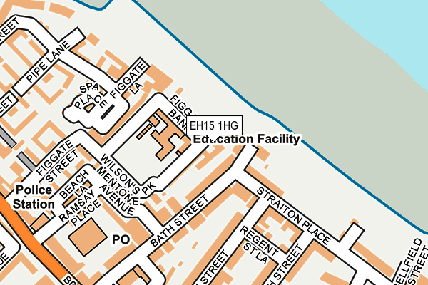 EH15 1HG map - OS OpenMap – Local (Ordnance Survey) EH15 1HG map - OS OpenMap – Local (Ordnance Survey)