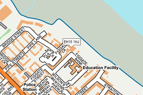 EH15 1HJ map - OS OpenMap – Local (Ordnance Survey) EH15 1HJ map - OS OpenMap – Local (Ordnance Survey)