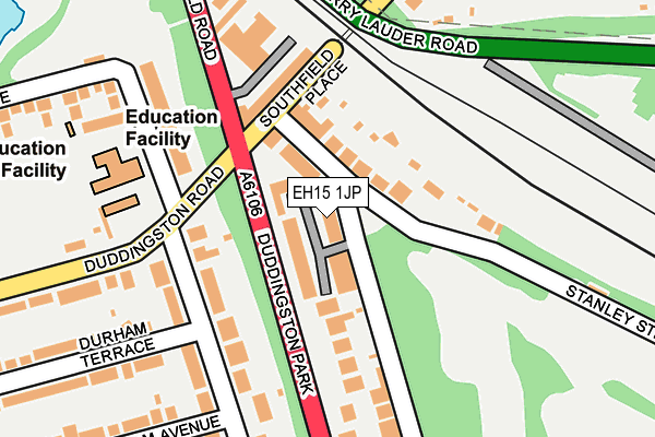 EH15 1JP map - OS OpenMap – Local (Ordnance Survey) EH15 1JP map - OS OpenMap – Local (Ordnance Survey)